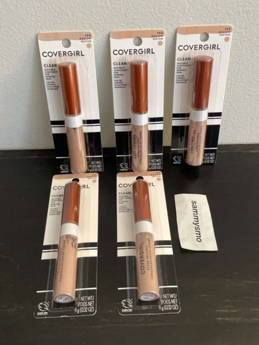 Covergirl Clean Invisible Concealer For Normal Skin #155 Medium x5 ***